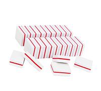 LuoshaPUCY 20 Pcs Nail Buffer Block, Professional Nail Sanding Blocks for Gel Natural Nails, Buffer Sanding Block Nail Art Tool for Salon Home Use (White)