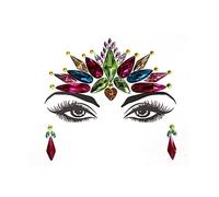 luoshaPUCY Face Gems Glitter, 1 Pack Face Glitter Gemstone Face Sticker, Crystal Face Glitter Rhinestone Eyes Body Temporary Tattoo Face for Women Girls Festival Party (Style 03)