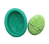 LUOSHUAI Soap Mould Lavender Soap Molds Flowers Shape Silicone Mold For Cake Pudding Jelly Dessert Chocolate Mould Handmade Soap Glue Soap Making Supplies