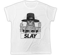 LUOTANGWI I Slay Tshirt Beyonce Hat Poster Birthday Present Fashion Tshirt (Small)