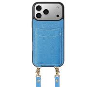 LUOTANL Genuine Leather Case for iPhone 17 Pro Max/17 Pro/Air/17, Long Shoulder Strap Card Slot Cover Drop Protection Light Luxury Shell,Bronze,Air