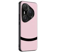 LUOTANL Stylish Case for HuaWei Pura 80 Ultra/80 Pro/80 Pro+/80, Metal Lens Protection Shockproof Vegan Leather Cover Ultra Thin and Light Shell,Pink,80 Pro+