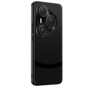 LUOTANL Stylish Case for HuaWei Pura 80 Ultra/80 Pro/80 Pro+/80, Metal Lens Protection Shockproof Vegan Leather Cover Ultra Thin and Light Shell,Black,80 Ultra