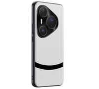 LUOTANL Stylish Case for HuaWei Pura 80 Ultra/80 Pro/80 Pro+/80, Metal Lens Protection Shockproof Vegan Leather Cover Ultra Thin and Light Shell,Grey,80 Pro