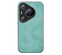 LUOTANL Ultra-Thin Case for HuaWei Pura 80 Ultra/80 Pro/80 Pro+/80, Full Wrap Lens Protection Matte Leather Cloth Texture Cover Soft Bumper Case,Green,80 Ultra