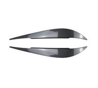 LUOWEINA 2pcs ABS Headlight Eyebrows Eyelid Angle Eye Fit For 4 Series F32 F33 F36 F82 F83 M4 420d 420i 425d 430i 435i 2013-2021 Car headlight eyelids(Carbon Look)