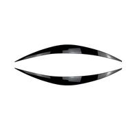LUOWEINA 2Pcs ABS Headlight Eyebrows Eyelid Headlight 3D Trim Stickers Fit For Hyundai I30 PD I30 MK3 1.4GDI 1.4TGDI 2017-2020 Car headlight eyelids(Gloss Black)
