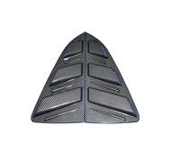 LUOWEINA Car Window Side Shutter Cover Sticker,Fit For Ford, Mustang 2015-2020 Trim Vent Scoop ABS Carbon Fiber Black Accessories Rear Louver Window Louver Styling Kit(Carbon)