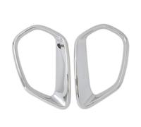 LUOWEINA Rear Fog Light Lamp Cover Trim Fit For Mitsubishi Outlander 2016-2019 2020 Chrome Car Tail Foglight Bezel Trims Exterior Accessories Rear Fog Light Protector