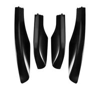 LUOWEINA 4PCS Roof Luggage Cover,Fit For Toyota, Fortuner 2004-2014 Black ABS Car Rack Rail End Shell Protector roof rack rail end closure
