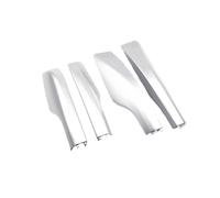 LUOWEINA 4Pcs Roof Luggage Rack Cover,Fit For Toyota, Land Cruiser 200 LC200 VDJ200 UZJ200 2008-2020 Car Top Bar Rail End Protection Lid roof rack rail end closure(Silver)