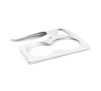 LUOWEINA Car Center Console Gear Shift Panel Water Cup Holder Cover Protective Trim, Fit For GLK X204 2008-2015 transmission shift panel(Chrome)