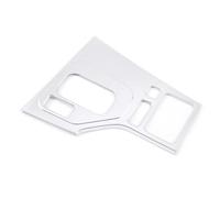 LUOWEINA Car Interior Center Console Gear Shift Panel Frame Protective Cover,Fit For 5 Series E39 1998-2001 transmission shift panel(Silver)