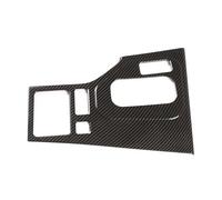 LUOWEINA Car Interior Center Console Gear Shift Panel Frame Protective Cover,Fit For 5 Series E39 1998-2001 transmission shift panel(Carbon Texture)