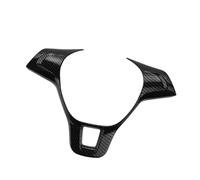 LUOWEINA Car Steering Wheel Cover Trim Sticker, Fit For Volkswagen, Fit For Golf, 7 GTI MK7 POLO 2014-2015 Jetta MK6 2015-2016 Accessories Steering Wheel Frame Guard(Carbon Black)