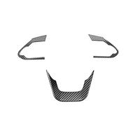 LUOWEINA Car Steering Wheel Panel Cover Trim Fit For Toyota Voxy Noah 90 Series 2022+ Carbon Fiber Frame Sticker Decoration Steering Wheel Frame Guard