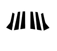 LUOWEINA Car Window Door Pillar Posts Stickers Covers Trim Fit For Opel Astra J P10 5-door Hatchback Sports Tourer Wagon Estate 2010-2015 door pillar trims