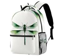 Luoweisi Dragonfly School Bag Backpack for Boys Girls Lightweight Rucksack Casual Daypack Book Bag for Travel Sports
