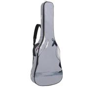 Luoweisi Guitar Bag Full Size, 39 40 41inch Acoustic Classical Guitar Gig Bag 10mm Thick Padded, Funny Boston Terrier Dog Dancing Guitar Case Waterproof with Pocket Adjustable Shoulder Strap
