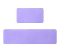 Luoweisi Kitchen Rug Lilac Dots Pattern, 2 Pieces Non Slip Kitchen Mat Set, Absorbent and Oil Resistant Washable Kitchen Floor Mat for Laundry, Bedroom, Bathroom 40x75cm + 40x150cm