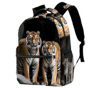 Luoweisi Tigers Backpacks for Boys Girls Lightweight School Bag