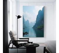 Luoxia Bay Artistic Wall Art Painting The Picture of Animal Print On Canvas Artwork Pictures For Home Living Room Modern Decor Decoration 12x18inch(30x45cm)