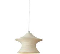 LUOYAOB French Nordic Milk Coffee Color Wavy Hanging Lamp Resin Shade Chandelier E27 Adjustable Height Pendant Light Fixtures for Bedroom Living Room