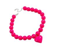 Luoyiyuan Heart Pendant Necklace Heart Adornment For The Modern Woman Seeking Elegances And Styles Alloy, One Size, as described, as described