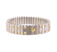 Luoyiyuan Sparkle Rhinestones Stackable Stretch Bracelets For Women Elastic Ladies Stainless Steel, One Size, as described, as described