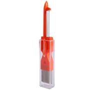 Luoyuanjia Shred Silk The Knife,Chopped Onion Knife Scallion Cutter, Multifunctional Kitchen Shred Silk The Knife Sharp Skin-Peeler Scallion Shredding Cutter Kitchen Gadget Red