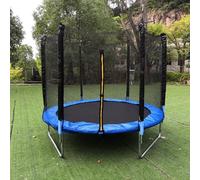 LUOZIQINX Trampoline Net Replacement, Trampoline Safety Net, Trampoline Replacement Safety Net With Zipped Entrance, Weather-Resistant, Uv Resistant,A,5ft/6poles