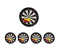 LUOZZY 5sets Miniature Magnetic Dartboard with 2darts for Dollhouse Wall Decoration Outdoor Sports Game Accessories