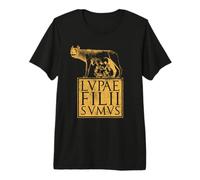 Lupa Ancient Rome Roman Empire Quote Premium T-Shirt