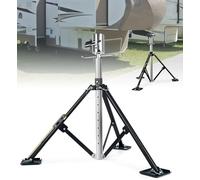 Lupar Heavy Duty 5th Wheel Tripod Stabilizer, Patented Design King Pin RV Tripod Stabilizer Jack Adjustable from 34" to 59" for Easy Storage