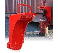 Lupar Heavy-Duty Shipping Container Jack Lug with U-Shaped Handle, Storage Container Leveler Booster, Red