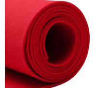 LUPATDY Felt Roll Felt Fabric 40 cm x 250 cm Sold by the Metre, 2 mm Thick, Felt Mat, Felt for DIY Storage Bag, Patchwork, Sewing, Felt for Crafts, Decoration, Bright Red