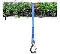 LUPATDY Garden Swing Tree Straps 100cm, Hanging Swing Rope with Hooks (Holds 200 kg), Suspension Mounting Set for Outdoor Playground, 10 mm Diameter