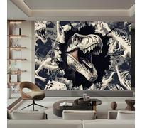LUPAXA 3D Mural Dinosaur Fossils 200x150cm,Abstract 3D Silk Cloth Decor Wallpaper,for Bedroom Living Room Sofa TV Background Not Self Adhesive