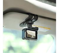 Lupholue Car Sun Visor Clip Mount Quick Release Clip Mount Compatible with GoPro Hero 13,12,11,10,9,8,7,6,Session,APEMAN, Xiaomi Yi, SJCAM, DJI, Insta 360 and Most Action Cameras