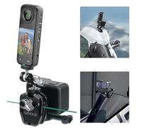 Lupholue Motorcycle Windshield Clip Mount Quick Release Clip Mount for GoPro Hero 13 12 11 10 9 8 7, Insta360 X4 X3 X2 X ONE RS R, DJI Osmo Action, Smartphone (Long)