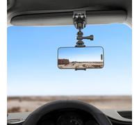 Lupholue Universal Car Visor Phone Mount with Clip, 360° Rotation Ball Head & Extendable Holder for DJI Osmo, GoPro, Insta 360, iPhone 17/16/15/14, Most Action Cameras & Smart Phones