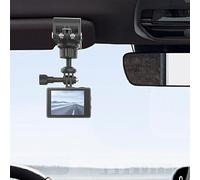 Lupholue Universal Car Visor Phone Mount with Clip, 360° Rotation Ball Head & Extendable Holder for GoPro, Insta 360, iPhone 17/16/15/14, Most Action Cameras & Smart Phones