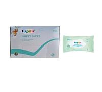 Lupilu Lightly Fragranced Wipes 60 Pack + 150 Nappy Sacks