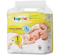 Lupilu Newborn Nappies Size 1, 24 Per Pack (Pack of 6)