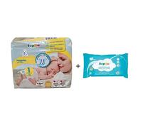 Lupilu Size 1 New Born Nappies 24 Pack + 60 Fragrance Free Baby Wipes
