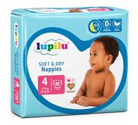 Lupilu Soft & Dry Nappies Size 4 9-14kg Leak Protection Pack of 48 Nappies