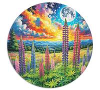 Lupin Jigsaw Puzzles for Adults Gifts 1000 Pieces Fun Challenging Home Decoration Brainteasing Flower Jigsaw Puzzle for Women Men Adult 1000pcs (67.5x67.5cm)