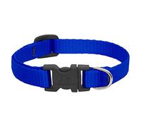 Lupine Adjustable Dog Collar for Small Dogs 1/2-inch/ 10 - 16-inch Blue