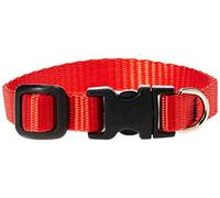 Lupine Adjustable Dog Collar for Small Dogs 1/2-inch/ 6 - 9-inch Red