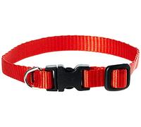 Lupine Adjustable Dog Collar for Small Dogs 1/2-inch/ 8 - 12-inch Red